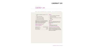 CARSPRAY® 205